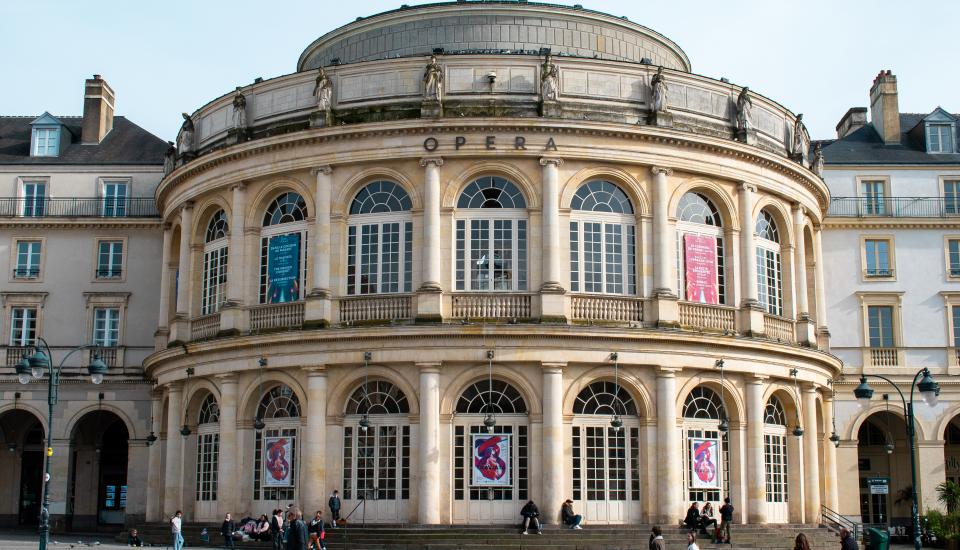 Opéra de Rennes Façade de l'Opéra de Rennes